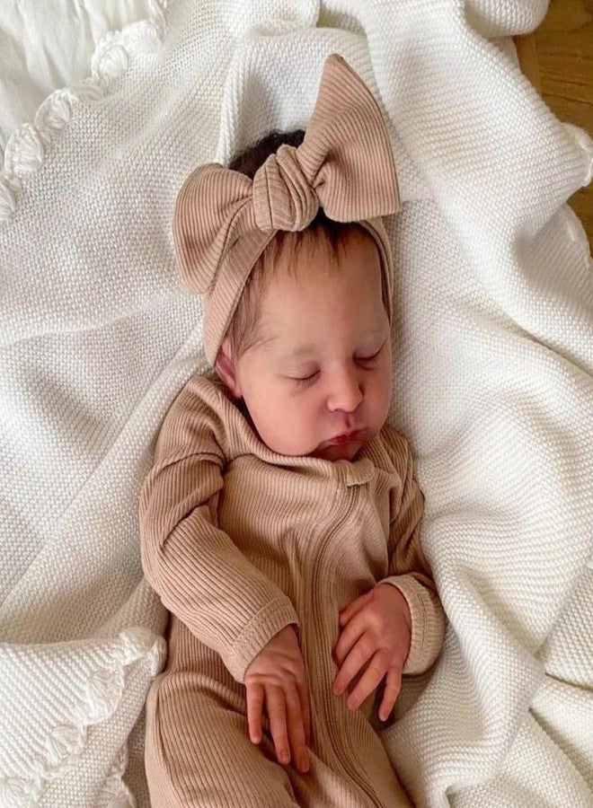 MAIHAO 20-Inch Reborn Baby Dolls Girl Lifelike Baby Dolls Realistic Reborn Doll Girl Soft Body Closed Eyes Newborn Real Life Baby - Image 2